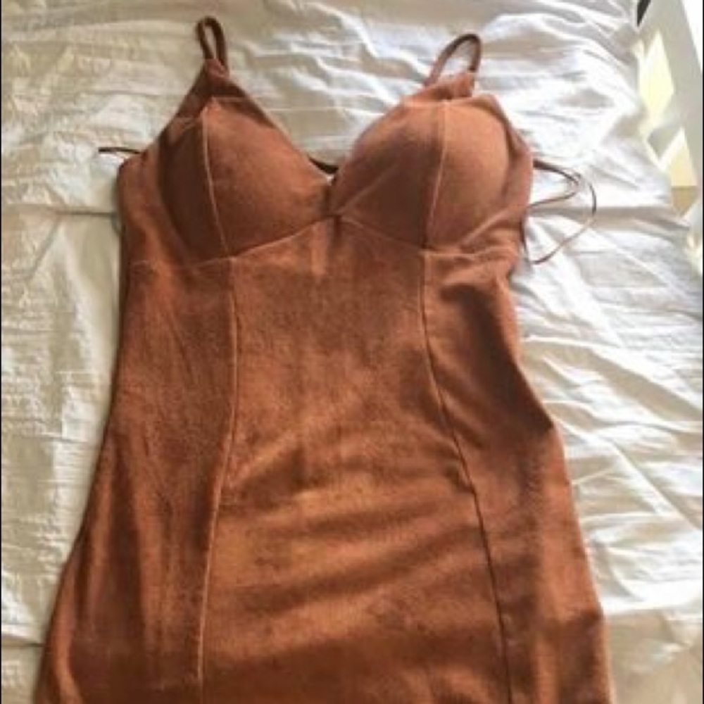 Burnt orange dress